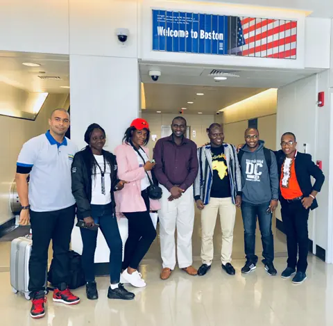 Visite et rencontre en groupe — expérience YALI 2018 de Yoan Mboussou